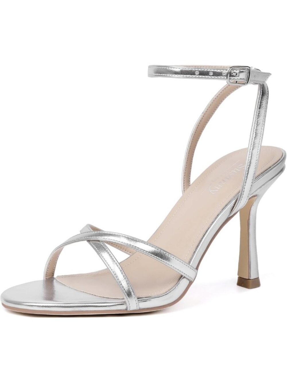 Chic Strappy Ankle Strap Heels for Women - Stylish Heeled Sandals for Party